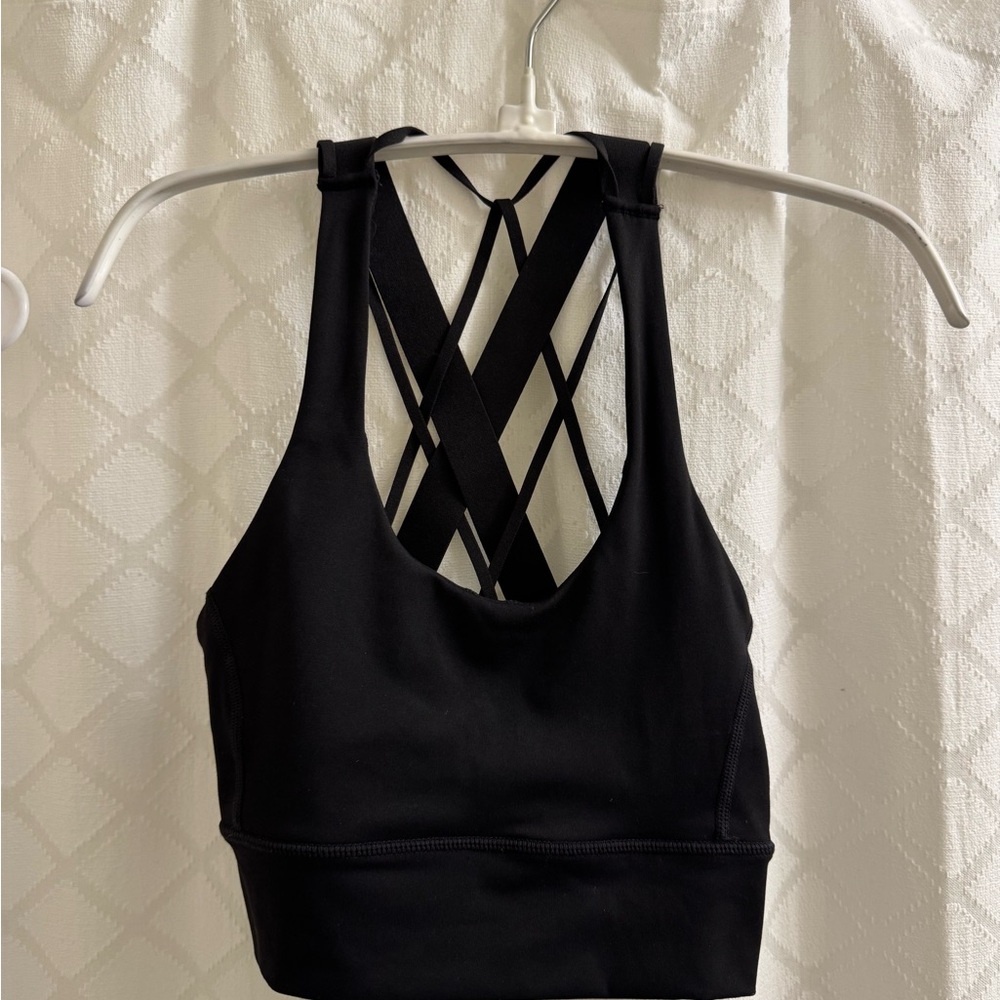 Balance Athletica / Vitality Black Strappy Sports Bra